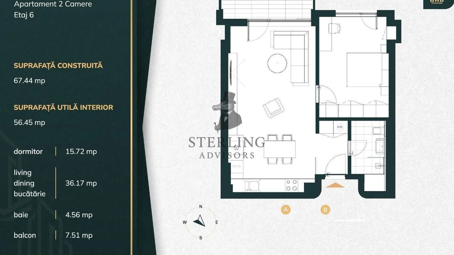 BHB Avenue - 2 camere premium cu facilitati multiple 21