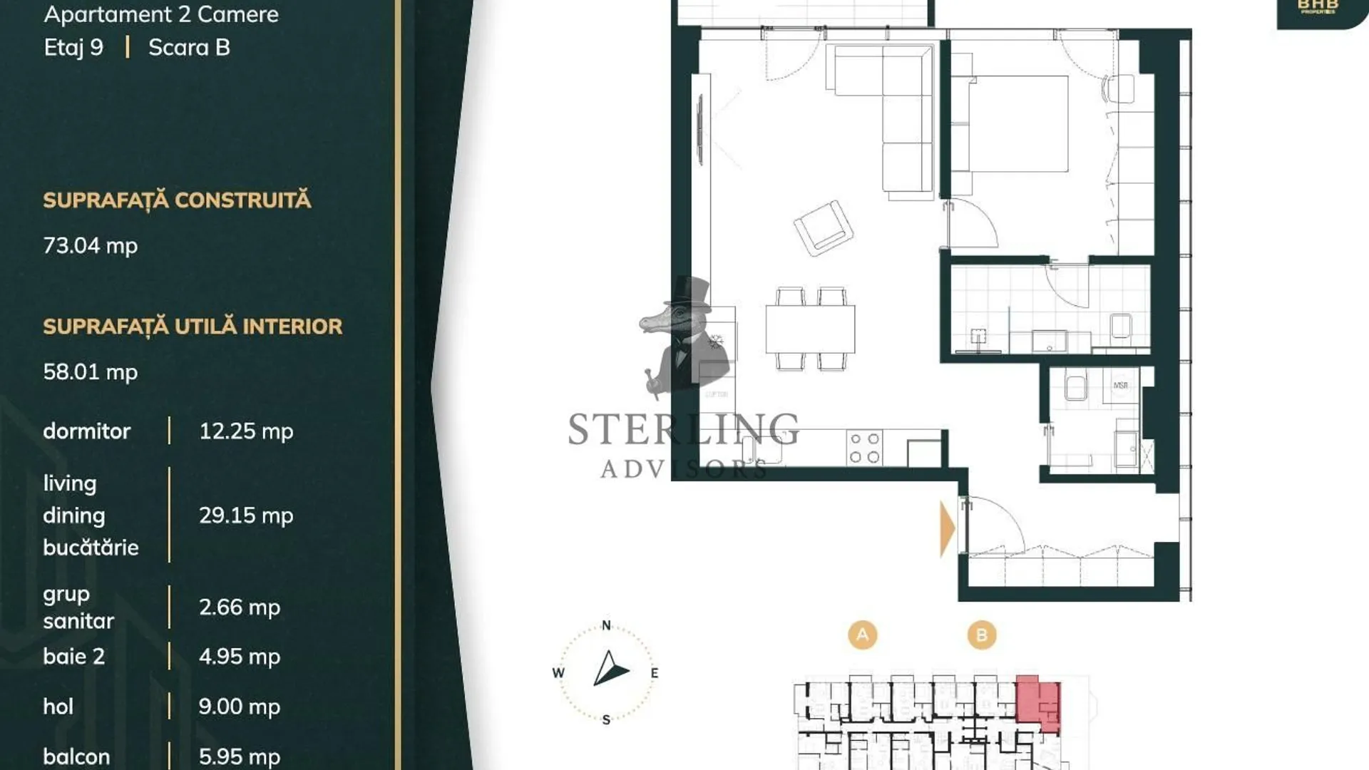 BHB Avenue - 2 camere premium cu facilitati multiple 22