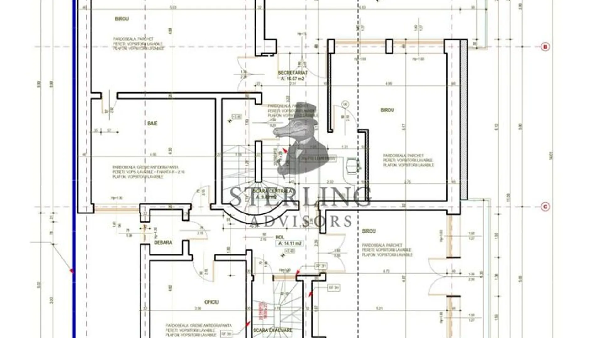 Vila Spatioasa pretabila birou sau locuinta in Dorobanti Capitale 23